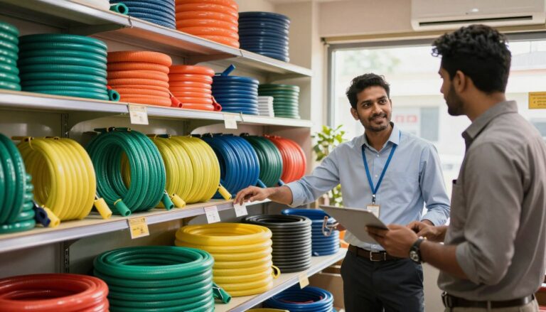 Wiring pipe suppliers in Thrissur , PVC garden hose suppliers in Thrissur ,